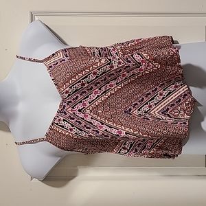 American Rag, cropped tank top with adjustable straps.